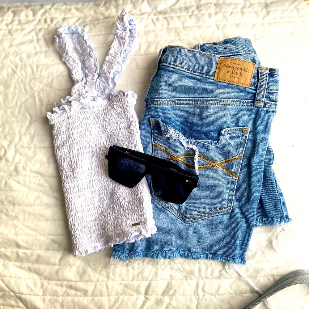 Guess crop top.